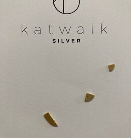 Katwalk Silver KWS earring Gold-  (SETMG00311)