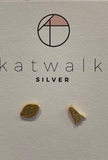 Katwalk Silver KWS earring Gold (SEMG33764)