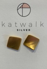 Katwalk Silver KWS earring gold - (SEMG33348)