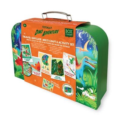 Travel suitcase - multi craft & activity set - dino adventure