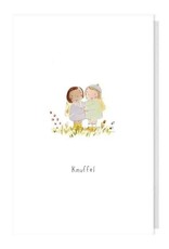 Papette Papette greeting card small 8,5 x 13,3 cm + enveloppe - 'knuffel vriendinnen '