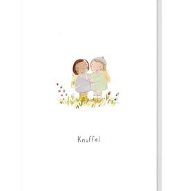 Papette Papette greeting card + enveloppe - 'knuffel vriendinnen '