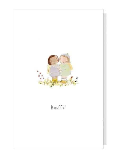 Papette Papette greeting card + enveloppe - 'knuffel vriendinnen '