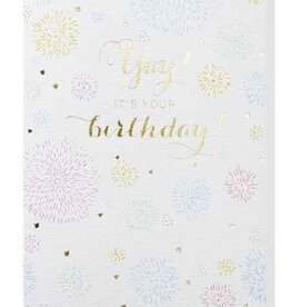 Papette Papette greeting card + enveloppe 'Yay! It's your birthday"