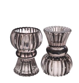 Ideas 4 seasens Duo Candle Holder Nora Grey