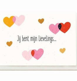 Enfant Terrible Enfant Terrible card+enveloppe 'Jij bent mijn lievelings'