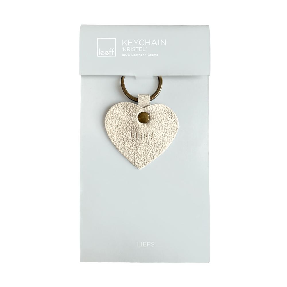 Leeff Keychain Kristel taupe - Love