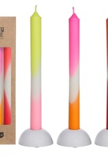 Ideas 4 seasens Candle Dip Dye Pink - Orange - Red - Yellow Set 3