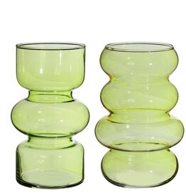 Ideas 4 seasens Twin Vase Green - 1 stuk