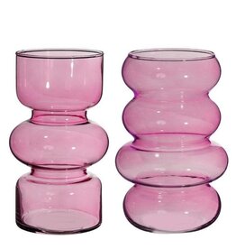 Ideas 4 seasens Twin Vase Pink -1pc