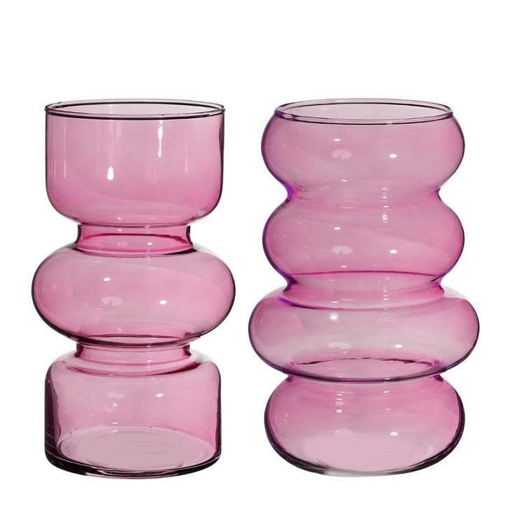 Ideas 4 seasens Twin Vase Pink- 1pc