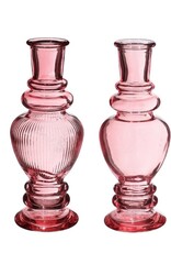 Ideas 4 seasens Candle Vase Venice 15.5 X Ø5.7 Soft Pink -1 st