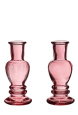 Ideas 4 seasens Candle Vase Venice 11.3 X Ø5 Soft Pink -1 st