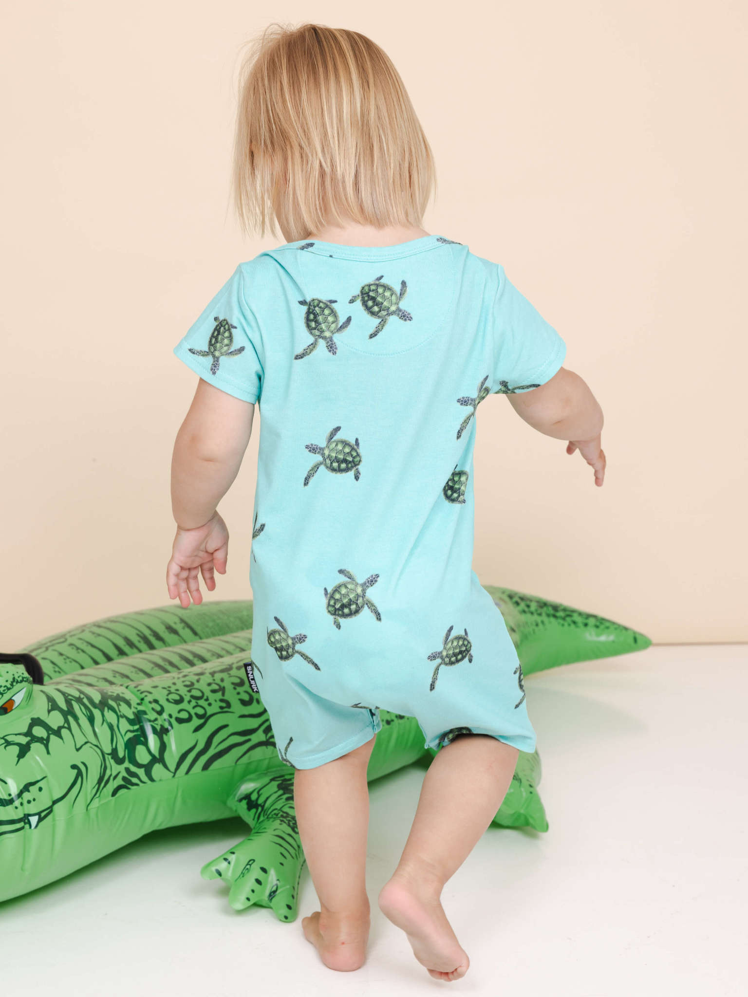 SNURK Snurk homewear - Sea Turtles Playsuit Baby - 74