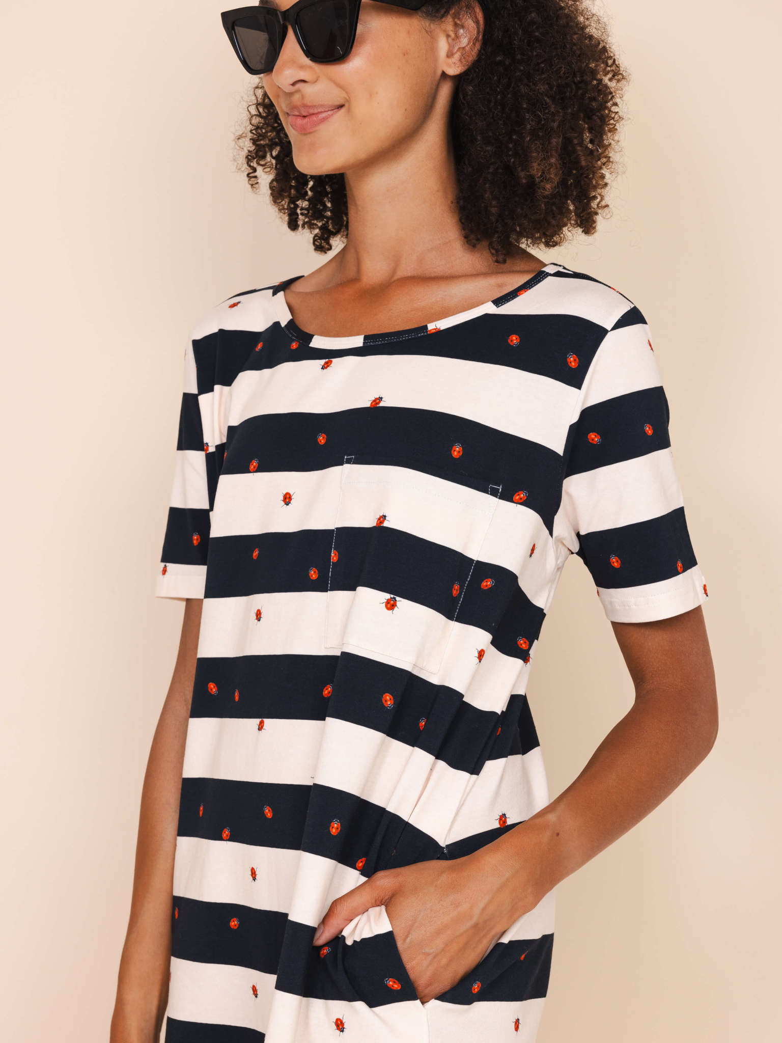 SNURK Snurk homewear -  Ladybug T-shirt dress Women - L