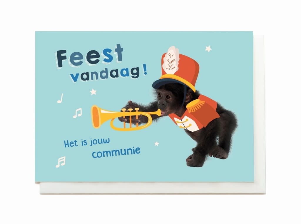 Enfant Terrible Enfant Terrible card  + enveloppe 'Feest vandaag !'