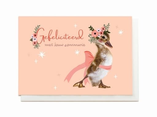 Enfant Terrible Enfant Terrible card  + enveloppe 'Gefeliciteerd met jouw communie !'