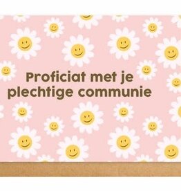 Enfant Terrible Enfant Terrible card  + enveloppe 'Proficiat met je plechtige communie'