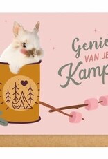 Enfant Terrible Enfant Terrible card  + enveloppe 'Geniet van je kamp '