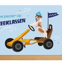 Enfant Terrible Enfant Terrible card  + enveloppe 'Veel plezier op zeeklassen '