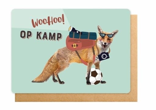 Enfant Terrible Enfant Terrible card  + enveloppe 'Woohoo ! op kamp '