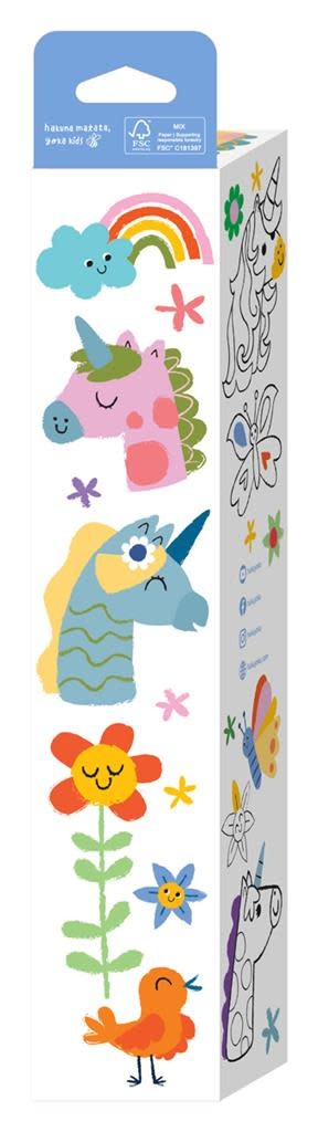 colouring roll kit - unicorn