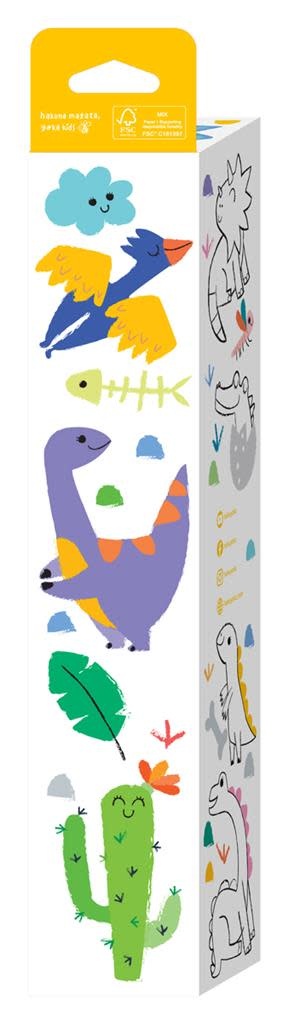 colouring roll kit - Dino world