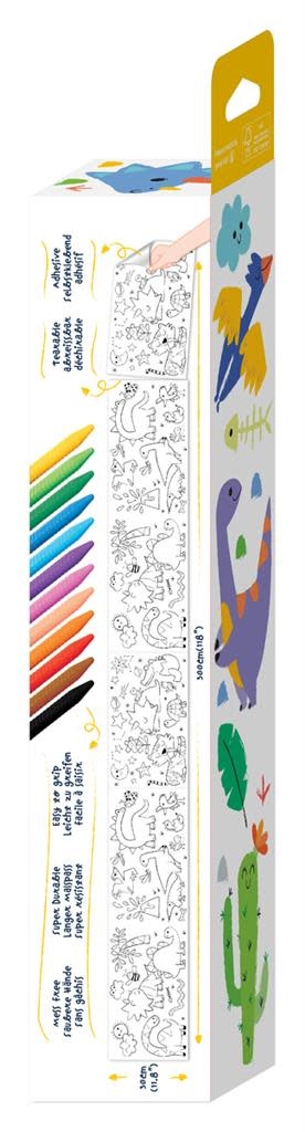 colouring roll kit - Dino world