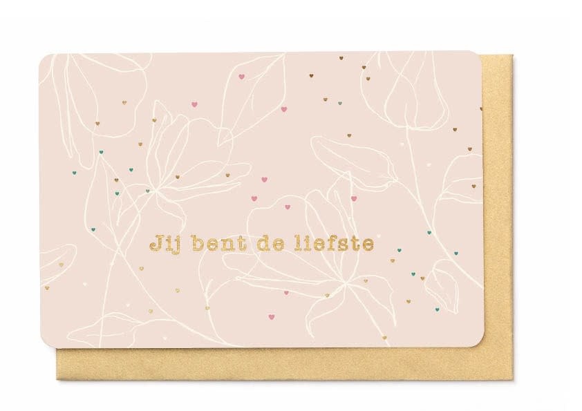 Enfant Terrible Enfant Terrible card+enveloppe 'Jij bent de liefste '