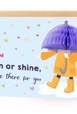 Enfant Terrible Enfant Terrible pop-up card+enveloppe  'rain or shine, il be there for you '