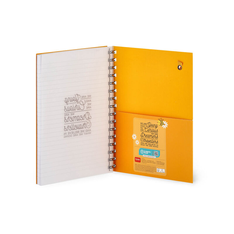 Legami Spiral Notebook 3 In 1- Maxi - Bee  - A4