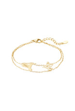 With love bracelet - colibris - gold