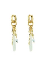 With love earrings  disco dream - mint