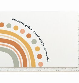 Enfant Terrible Enfant Terrible card  + enveloppe ' Van harte gefeliciteerd met je communie'