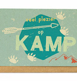 Enfant Terrible Enfant Terrible card  + enveloppe 'Veel plezier op kamp'