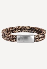 Steel & Barnett Rope bracelet Lake - Rusty - Size L