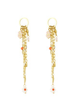 With love Earrings mistic muse - pink gold