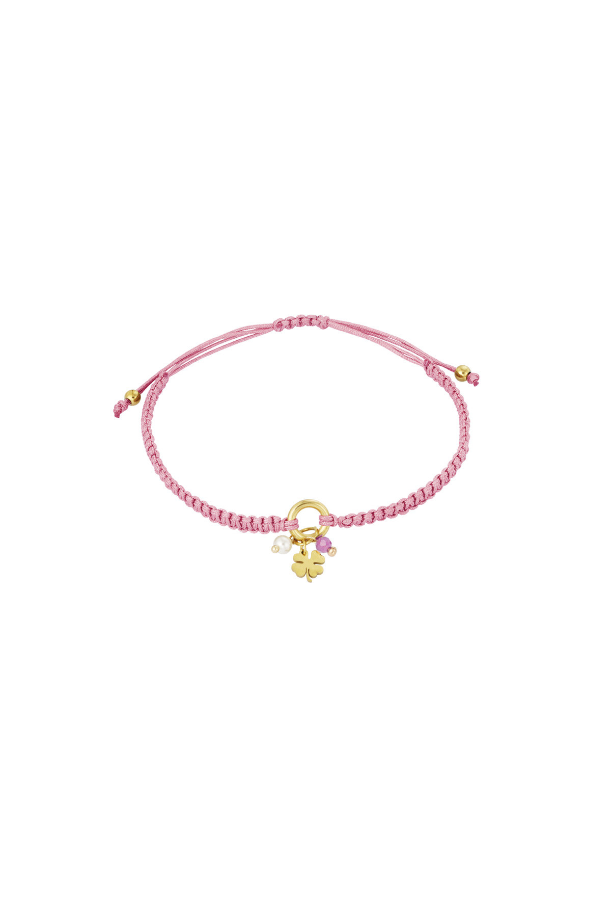 With love Bracelet lucky fortune - Pink