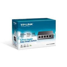 TP-LINK TL-SG105E L2 Gigabit Ethernet (10/100/1000) Zwart netwerk-switch