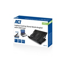ACT AC8110 notebook cooling pad 43,9 cm (17.3") 1000 RPM Zwart
