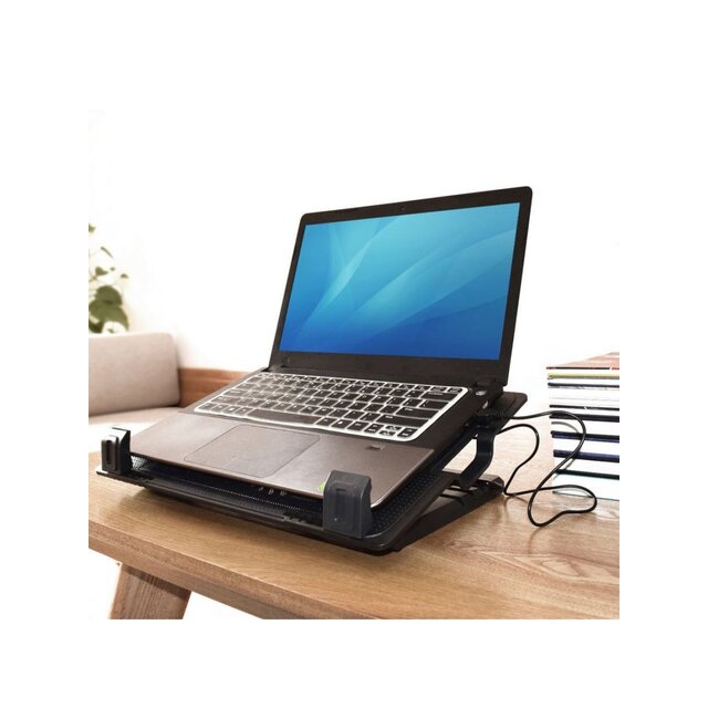 ACT AC8110 notebook cooling pad 43,9 cm (17.3") 1000 RPM Zwart