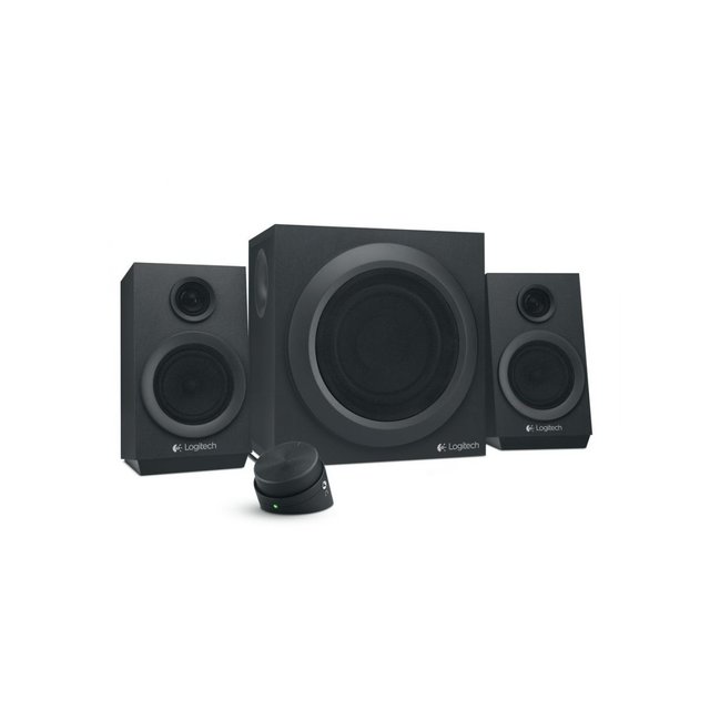Logitech Z333-speakersysteem met subwoofer Logitech logo