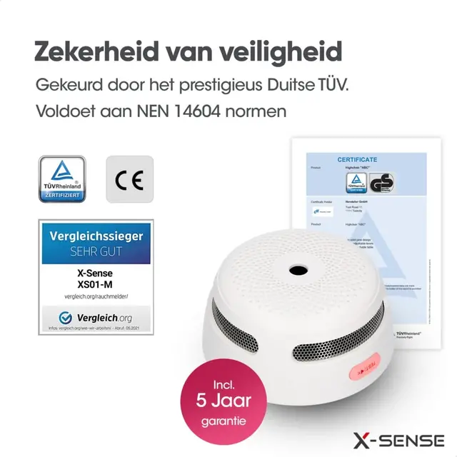 X-Sense XS01-M Slimme rookmelder – Link+ Pro