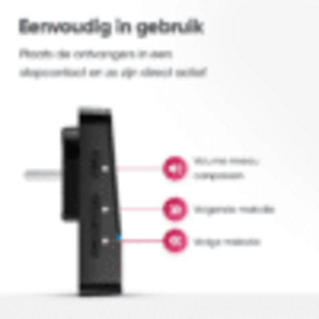 X-Sense WD1C2NB Draadloze Deurbel met 1 ontvanger – Zwart