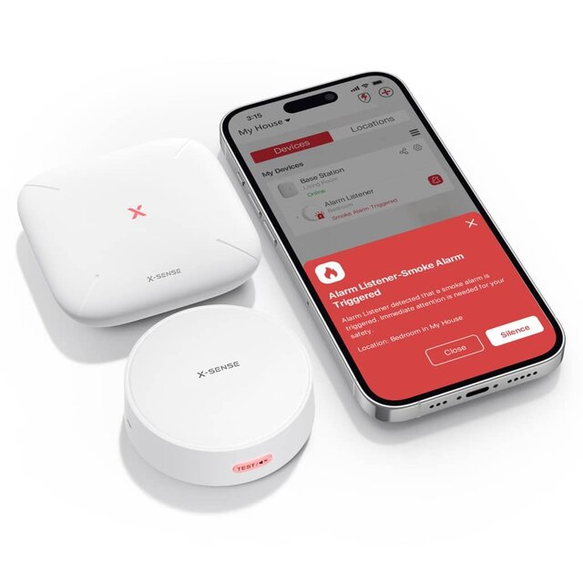 X-Sense SAL51 Smart Alarm listener en SBS50 Base Station