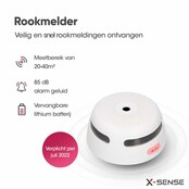 X-Sense XS01-WT Rookmelder – Slimme melder WiFi