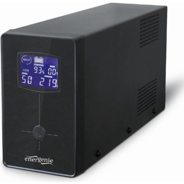 EnerGenie EG-UPS-031 - UPS met LCD, 650 VA