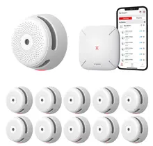 X-Sense Link+ Pro bundel – 10 Rookmelders en Base Station