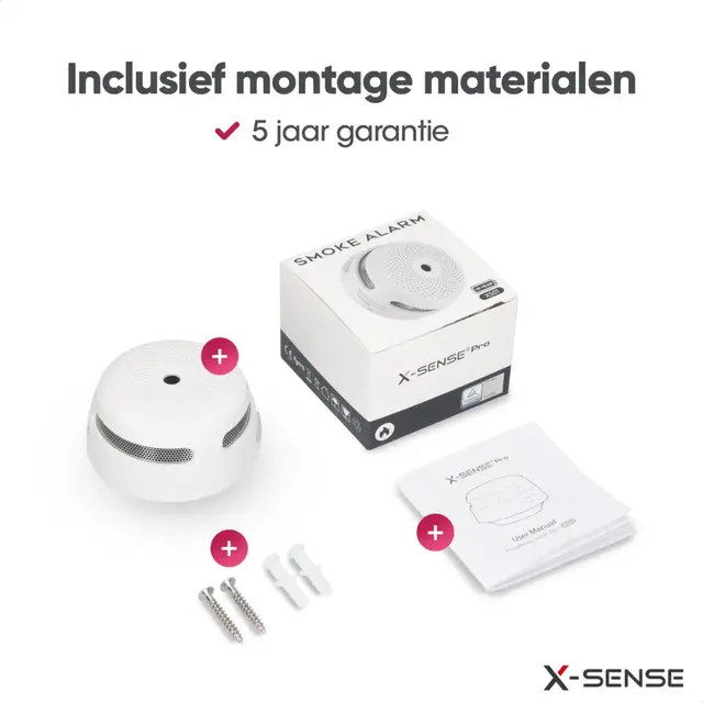 X-Sense XS01 Rookmelderset 10-pack X-Sense XS01 Rookmelderset 10-pack