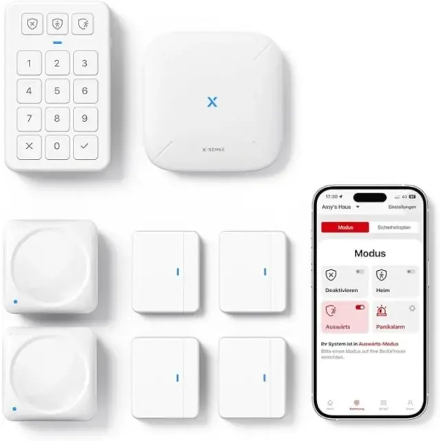 X-Sense HS08X draadloos Smart Home beveiligingssysteem XL